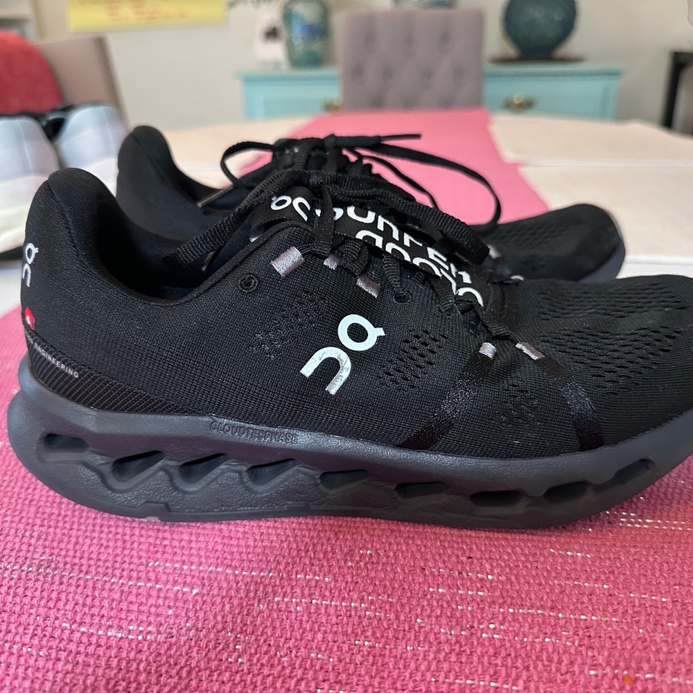 On Running Black Athletic Shoes